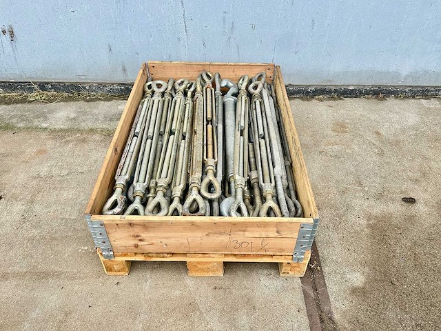 Partij spanschroeven 100 cm - afbeelding 1 van  5
