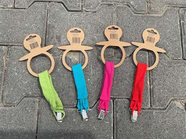 Partij speen koord diverse kleuren (1530x) - afbeelding 4 van  4