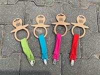 Partij speen koord diverse kleuren (1530x) - afbeelding 4 van  4