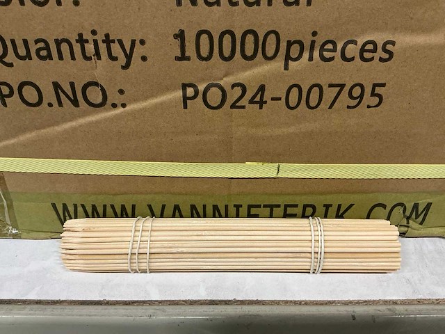 Partij split bamboo 25cm (20000x) - afbeelding 2 van  2