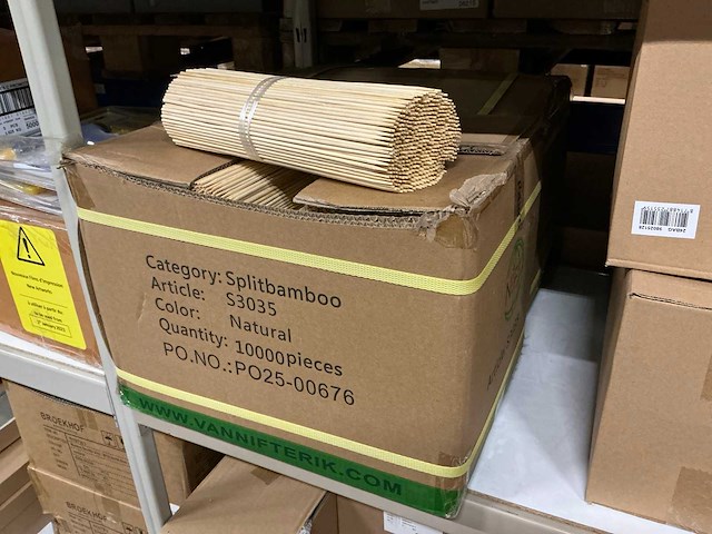 Partij splitbamboo 30cm (20000x) - afbeelding 2 van  3