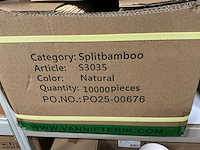 Partij splitbamboo 30cm (20000x) - afbeelding 3 van  3