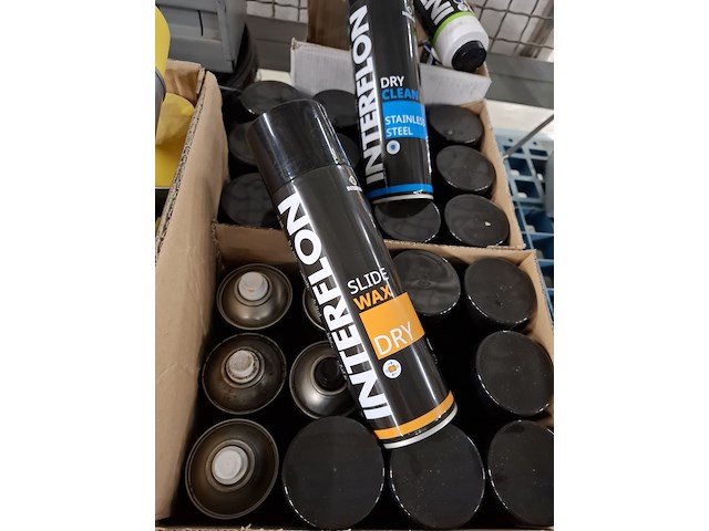 Partij spuitbussen vnl. interflon - afbeelding 3 van  9