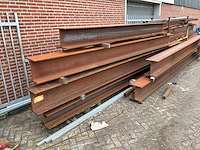 Partij stalen hea-liggers en diverse staalprofielen - afbeelding 2 van  8