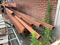 Partij stalen hea-liggers en diverse staalprofielen - afbeelding 7 van  8
