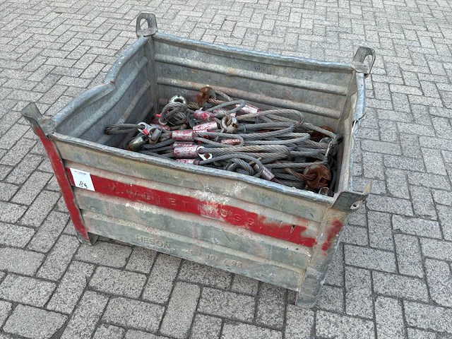 Partij stalen hijs stroppen - afbeelding 2 van  2
