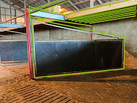 Partij stalinrichting – 6 poorten met draagconstructie en houten vloer - afbeelding 7 van  11