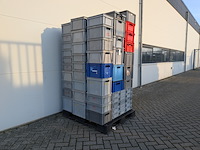 Partij stapelbare kunststof bakken, o.a. ssi schäfer & engels - afbeelding 3 van  10