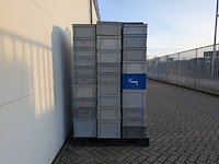 Partij stapelbare kunststof bakken, o.a. ssi schäfer & engels - afbeelding 4 van  10