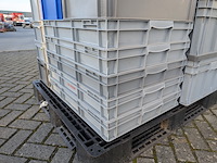 Partij stapelbare kunststof bakken, o.a. ssi schäfer & engels - afbeelding 9 van  10