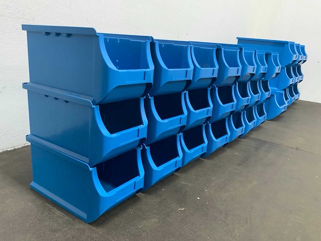 Partij stapelbare magazijnbakken - afbeelding 3 van  6