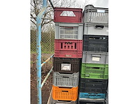 Partij stapelkratten in kar | ca. 25 kratten - afbeelding 4 van  7