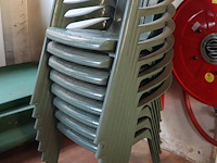 Partij stapelstoelen 8stuks - afbeelding 1 van  1