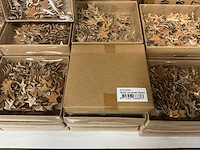 Partij star birch 2,5cm gold wash 150pcs/verpakking (260 verpakkingen) - afbeelding 3 van  3