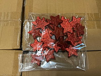 Partij stars 4,6x4,6cm foam loose glitter red (14976x) - afbeelding 1 van  4