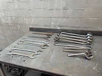 Partij steek- en ringsleutel (14x) - afbeelding 1 van  13