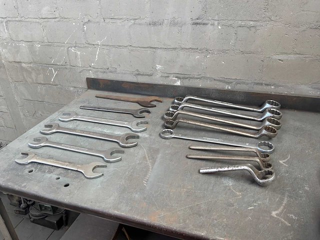 Partij steek- en ringsleutel (14x) - afbeelding 7 van  13