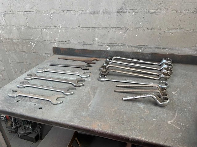 Partij steek- en ringsleutel (14x) - afbeelding 8 van  13