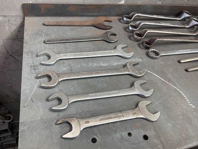 Partij steek- en ringsleutel (14x) - afbeelding 9 van  13