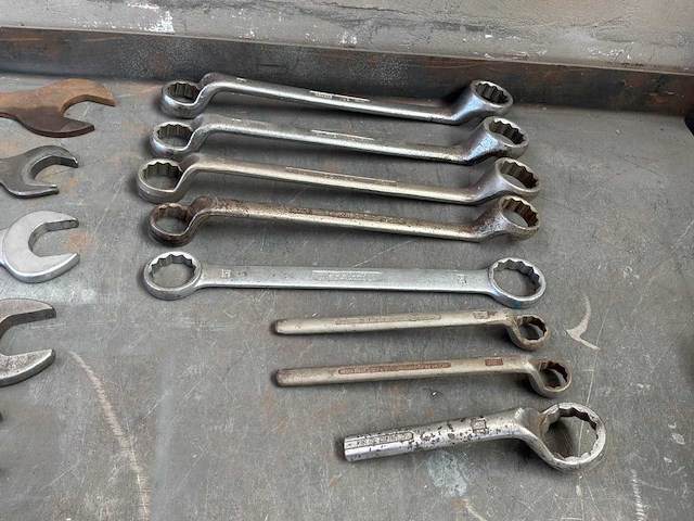 Partij steek- en ringsleutel (14x) - afbeelding 10 van  13