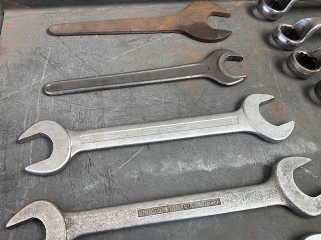 Partij steek- en ringsleutel (14x) - afbeelding 12 van  13