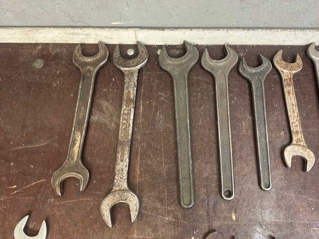 Partij steek- en ringsleutel (28x) - afbeelding 3 van  5