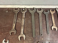 Partij steek- en ringsleutel (28x) - afbeelding 3 van  5