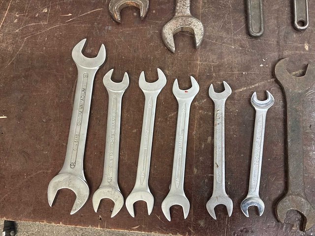 Partij steek- en ringsleutel (28x) - afbeelding 4 van  5