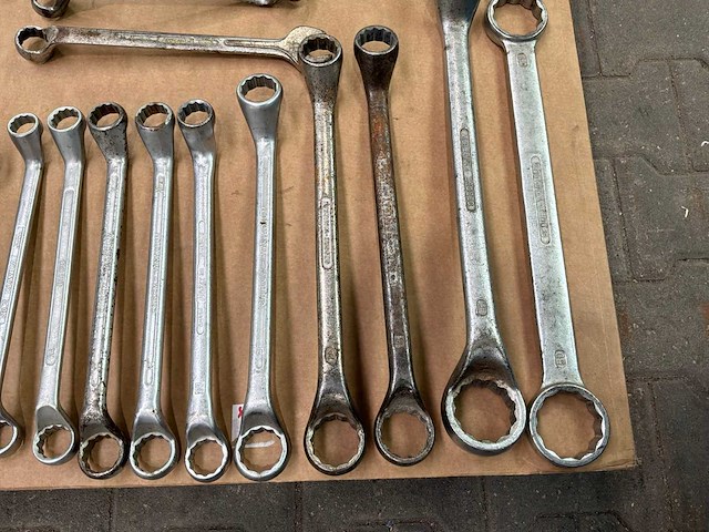 Partij steek- en ringsleutel (31x) - afbeelding 6 van  10