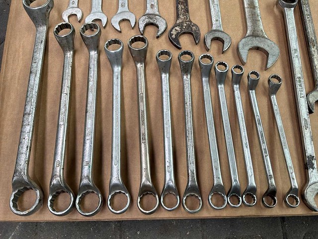 Partij steek- en ringsleutel (33x) - afbeelding 4 van  9