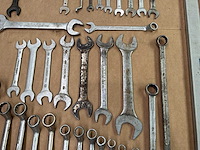 Partij steek- en ringsleutel (33x) - afbeelding 5 van  9