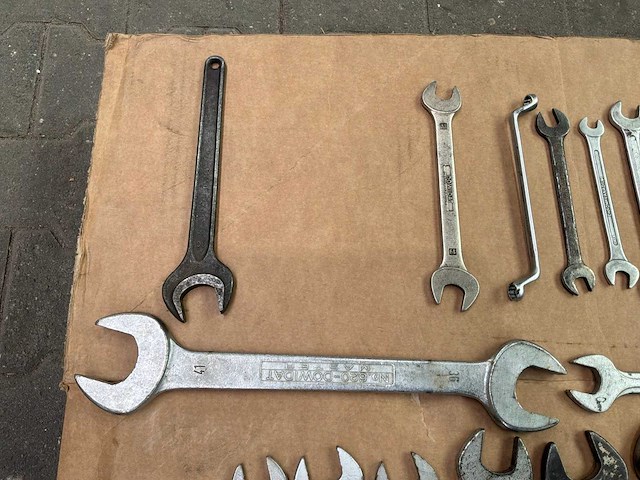 Partij steek- en ringsleutel (33x) - afbeelding 8 van  9