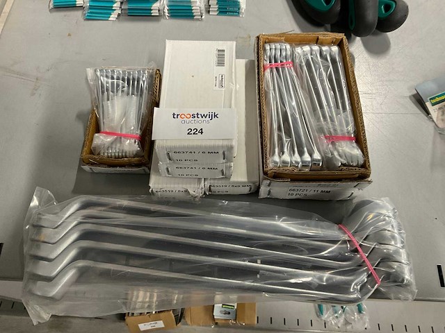 Partij steek- en ringsleutel - afbeelding 1 van  1