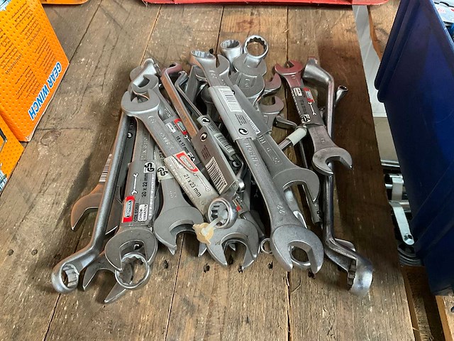 Partij steek- en ringsleutel - afbeelding 1 van  4