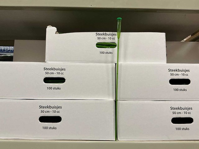 Partij steekbuisjes 50cm-10cc (1100x) - afbeelding 1 van  4