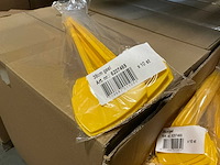 Partij steeketiketten 35cm geel (6000x) - afbeelding 2 van  4