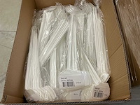 Partij steeketiketten 35cm wit (11250x) - afbeelding 2 van  4