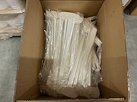 Partij steeketiketten 35cm wit (4500x) - afbeelding 4 van  6