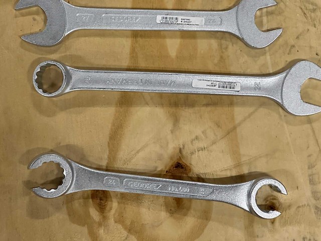 Partij steeksleutels/ringsleutels/combinatiesleutels (14x) - afbeelding 11 van  13