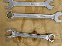 Partij steeksleutels/ringsleutels/combinatiesleutels (14x) - afbeelding 11 van  13