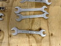 Partij steeksleutels/ringsleutels/combinatiesleutels (14x) - afbeelding 6 van  13