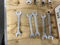 Partij steeksleutels/ringsleutels/combinatiesleutels (14x) - afbeelding 8 van  13