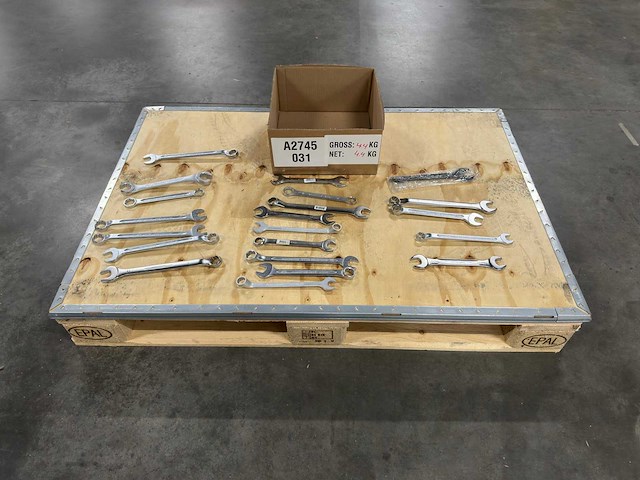 Partij steeksleutels/ringsleutels/combinatiesleutels (20x) - afbeelding 1 van  9