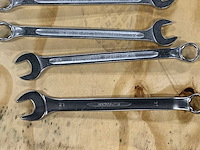 Partij steeksleutels/ringsleutels/combinatiesleutels (20x) - afbeelding 4 van  9