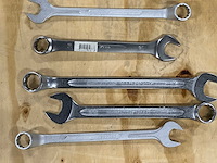 Partij steeksleutels/ringsleutels/combinatiesleutels (20x) - afbeelding 5 van  9