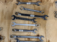 Partij steeksleutels/ringsleutels/combinatiesleutels (20x) - afbeelding 7 van  9