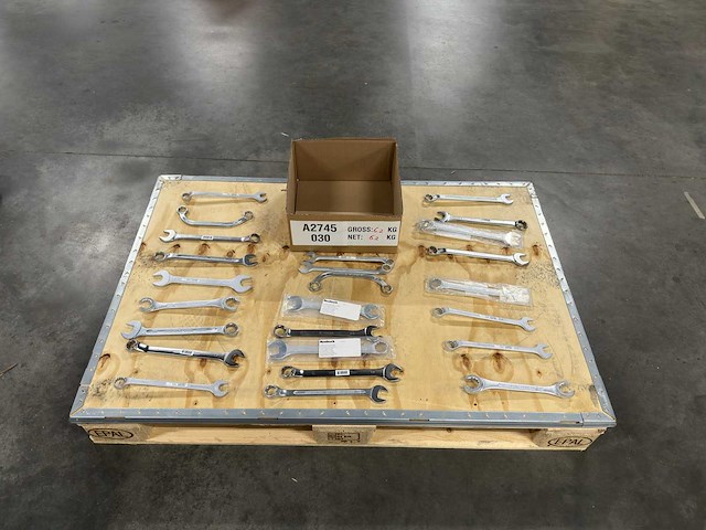 Partij steeksleutels/ringsleutels/combinatiesleutels (20x) - afbeelding 1 van  8