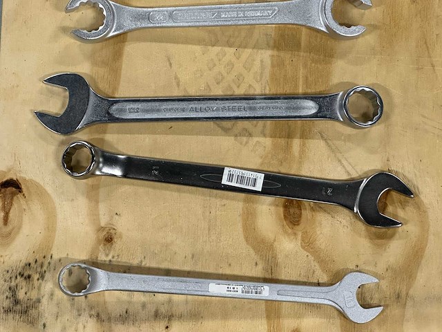 Partij steeksleutels/ringsleutels/combinatiesleutels (20x) - afbeelding 8 van  8