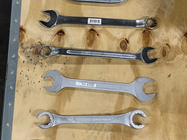 Partij steeksleutels/ringsleutels/combinatiesleutels (20x) - afbeelding 2 van  8