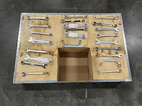 Partij steeksleutels/ringsleutels/combinatiesleutels (20x) - afbeelding 7 van  8